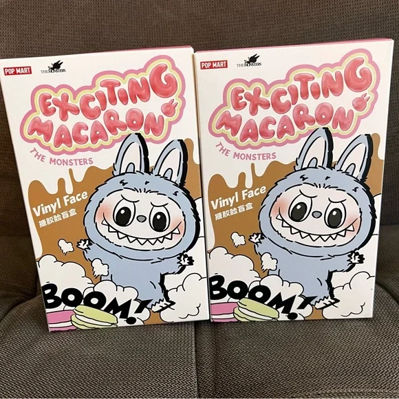 Labubu -sesame bean EXCITING MACARON - Picture 2 of 7